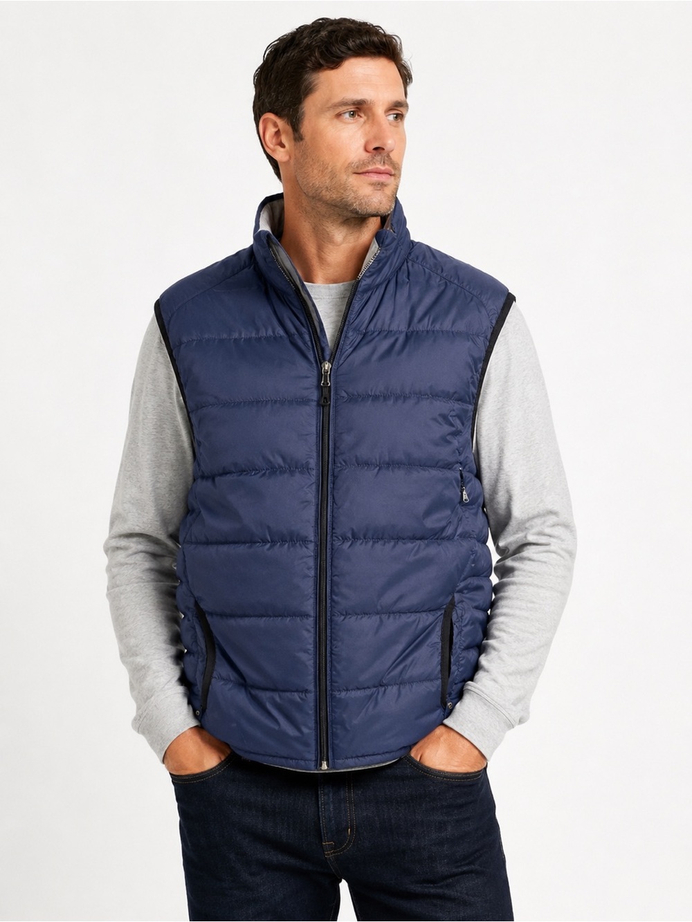 Ralph Lauren X Men's Navy Quilted Puffer Vest